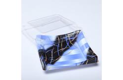 China Disposable Transparent BOPS Lid PS Sushi Display Tray supplier