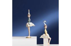 China OEM Ballet Girl Polyresin Ornaments , H30cm Handmade Room Decoration supplier