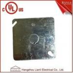 Electrical Square Conduit Box Cover UL Listed File Number E349123 With Knockout for sale