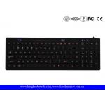 IP68 Backlit Washable Silicone Keyboard With On / Off Switch and12 Function Keys for sale