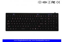 China IP68 Backlit Washable Silicone Keyboard With On / Off Switch and12 Function Keys supplier