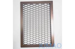 China Ceiling Architectural Metal Mesh Screen Wire Grille Inserts For Cabinets OEM supplier