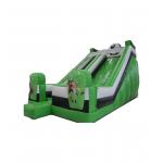 Children Fun Park Inflatable Green Football Slide For Rentals for sale