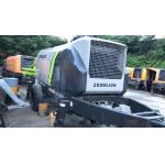 Semi Dry Used Concrete Trailer Pump Zoomlion Stationary Concrete Pumps HBT8016 for sale