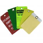 Durable Custom Design Plastic Safety Tag Identification tag for sale