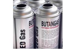 China Customized Logo Butane Gas Tank with Straight Wall supplier