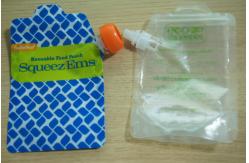 China Resealable Food Grade Stand Up k Baby Food Side Spout Bags Custom Printed supplier