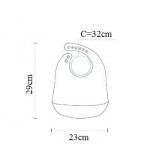 Free BPA Washable Silicone Baby Bibs Adjustable Snaps With Pocket
