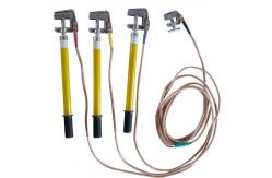 China Grounding Wire Construction Safety Tools With Grounding Pole / Clip Set supplier