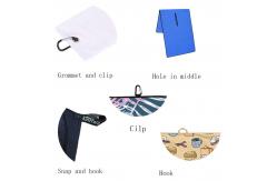 China Sublimation Printed Microfiber Waffle Golf Towel With Grommet And Hook supplier