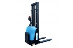 China Pedestrian Electric Powered Stacker , Energy Saving Small Electric Pallet Stacker warehouse pallet stacker supplier