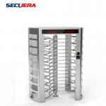 Full Height Security Electronic Fingerprint Reader Single Channel Turnstile Barrier Gate for sale
