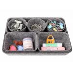 10.7x7.5 Organize Cosmetics 3mm Felt Storage Boxes for sale