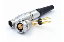 China Lemo ECG Elbow PCB Socket Panel Mounted Female Receptacle ECG.1B.306.CLV supplier