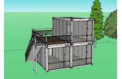 China Industrial Collapsible Foldable Modular Homes Container With Bathroom supplier