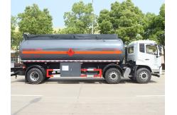 China Dongfeng Tianjin Small Axle Flammable Liquid Tank Transporter 15 Tons supplier