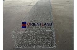 China Double Twisted Hexagonal Mesh 60×80mm Gabion Wire Baskets supplier