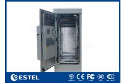China 750 750 1500 1.2mm Thickness Double Door Electrical Cabinet 19 Inch 20U With Power System supplier