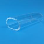 Elliptical Single Wall Custom Laser Flow Tubes And Reflectors - Transparent