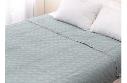 China 3pcs / 5pcs Full Size Quilt Washed Solid Embroidered Bedspread And Coverlets supplier
