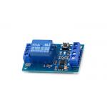 One Key Start Stop Self Lock 5V / 12V Bistable Relay Module For Arduino for sale