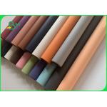 0.55mm Lightweight Blue Kraft Paper Fabric For Pouch Bag Biodegradable for sale