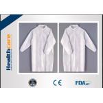 Blue Disposable Lab Coats Anti-Static S-5XL With Elastic Cuffs Custom Made In Food Industry for sale