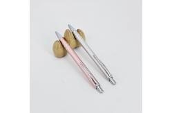China Business Office Smooth Aluminum Press Ballpoint Pen With Customize Logo supplier