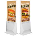 Ultra Thin Digital Signage Advertising Display 55 Vertical Double Sided Tempered Glass for sale