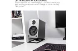 China Small Speakers Tabletop Steel Computer Speaker Stands with Customized Instruction supplier