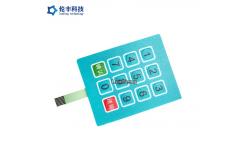 China PET Polyester Flat Membrane Switch , Custom Tactile Membrane Keypad supplier