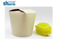 China Flexo Printing PE Coated Paper Donner Box For Takeaway Packaging supplier