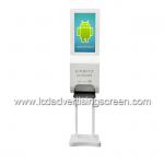 Android Lcd Digital Signage 21.5 Inch With Automatic Foam Soap Hand Sanitizer Dispenser Ram 1G, Rom 2G for sale