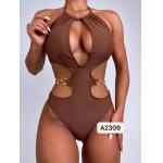 Ladies One Piece Swimsuit Backless Durable  Abrasion-Resistant High Elastic  Waterproof Good Sunscreen Effect for sale