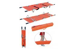China Two Folding Medical Stretcher  Fire Rescue Transport Inverted Trianagular Leg supplier