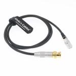 Right Angle 5 Pin Lemo Timecode Cable BNC Video Cable Shock Resistance