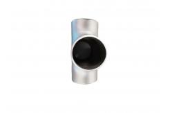 China Shot Blasting Surface Finish Titanium Seamless Cross Pipe Fittings with OEM Customization supplier