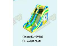 China Minions Children Fun Park Inflatable Blow Up Slip N Slide supplier