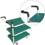 Industrial Plastic Platform Cart With Lean Tube Stainless Steel Crate for sale
