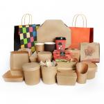 1 2 3 Compartments Disposable Burger Takeaway Containers for sale