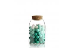 China Transparent Borosilicate Food Storage Airtight Glass Jar supplier
