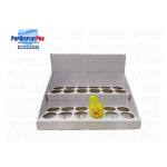 Cardboard Retail Shipper Display 1 Tier With Round Hole Divider