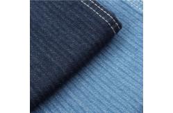 China 10.7 Ounce Twill Herringbone Denim Fabric OA Yarn Tencel Denim Dark Blue supplier