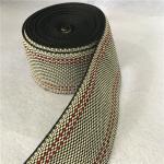 White Color Outdoor Furniture Webbing For Outdoor Chairs Anti - Wrinkle 9cm Width for sale