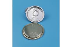 China 206 Full Open Aluminum EOE 0.245mm Easy Open Can Lids supplier