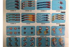 China PET PP Material Thermal Transfer Stickers For Glasses Frames 50 Packs / Carton supplier