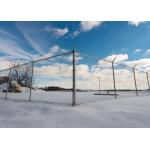 2.5mm-3.0mm Hot DIP Galvanized Chain Link Fence 9 Gauge