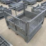 Convenient And Efficient Storage Stackable Pallet Cages 50mm X 50mm Mesh for sale
