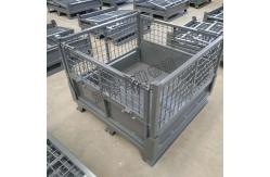 China Convenient And Efficient Storage Stackable Pallet Cages 50mm X 50mm Mesh supplier
