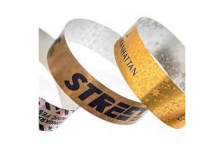 China Event Concert Holographic Personalized Wristbands Glitter Style for Adults and Kids supplier